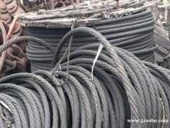 木工设备油丝绳污水处理厂设备钢丝绳我公司都是专业回收