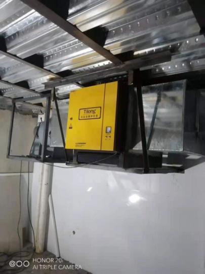 香洲区通风管道制作油烟净化器抽风机定制安装