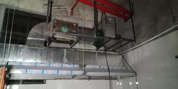 东莞市连锁店餐馆排烟油烟风机净化器设备管道设计