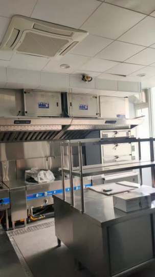 东莞市专业厨房油烟净化一体机设备定制施工食堂排烟
