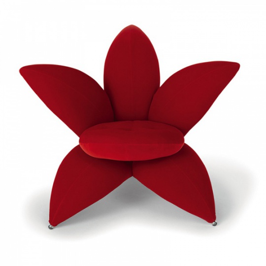 92家用别墅卧室样板房个性创意花朵异形设计休闲椅布艺沙发百合椅